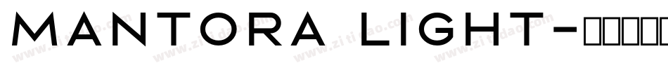 Mantora light字体转换